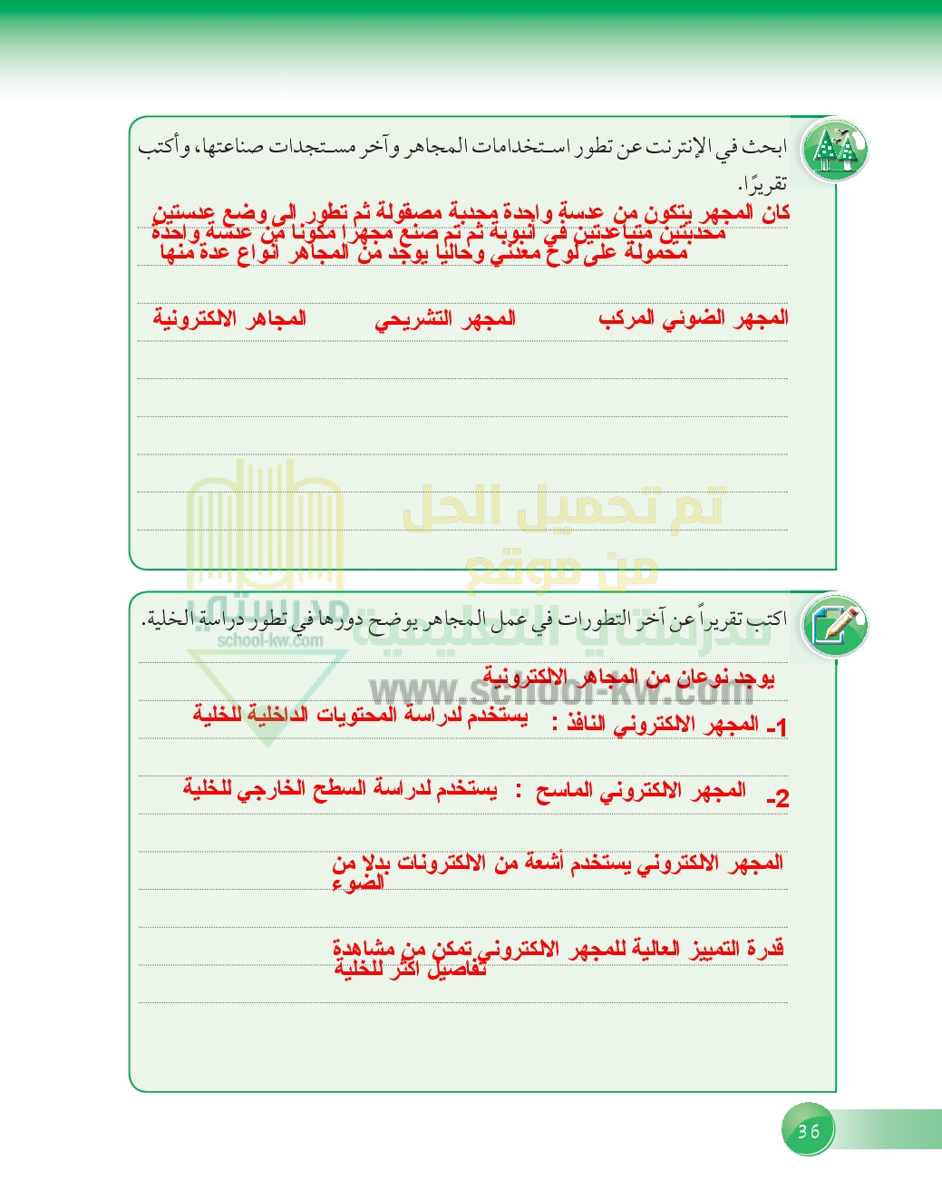 اكتب تقرير حول مجالات تستخدم فيها المجاهر - تطبيقات المجاهر في التسويق