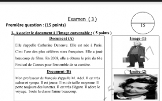 مذكرة فرنسي محلولة للصف الثاني عشر الفصل الاول