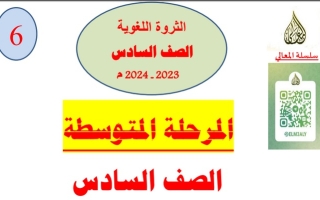 الثروة اللغوية عربي سادس متوسط ف1 #أ. حمادة ماهر 2023-2024
