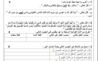 نموذج للاختبار القصير2 عربي عاشر فصل ثاني #العشماوي 2023-2024