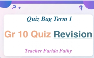 مراجعة اختبار لغة انجليزية الصف العاشر الفصل الأول أ فريدة فتحي