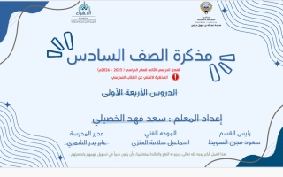 مذكرة للدروس الأربع الأولى تربية اسلامية الصف السادس الفصل الثاني أ سعد الخصيلي