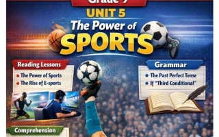 أوراق عمل الوحدات (5+6+7) لغة انجليزية الصف التاسع الفصل الثاني أ محمد فتحي