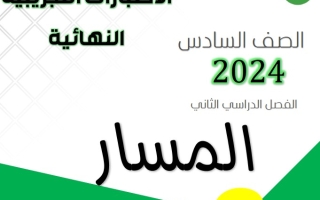 نماذج للاختبار النهائي عربي سادس فصل ثاني #أ. هاني السروي 2023-2024