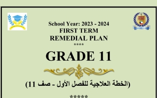 مذكرة إنجليزي حادي عشر علمي فصل أول #م. عبدالله بن عباس 2023 2024