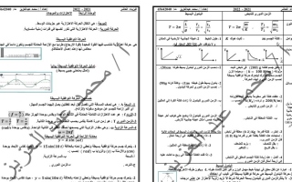 أوراق عمل فيزياء عاشر ف2 #أ. محمد عبدالعزيز 2021-2022
