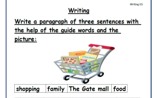أوراق عمل للاختبار التقييمي الثالث لغة انجليزية الصف الخامس الفصل الأول