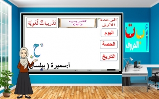 عرض تقديمي الوحدة الأول تدريب (3) عربي أول ابتدائي ف2 #أ. سميرة بيلسان
