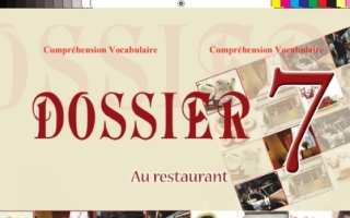 Dossier 7 Au restaurant (2) فرنسي حادي عشر أدبي ف2