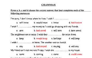 لغة انجليزية U5 Grammar ثاني عشر أدبي ف1