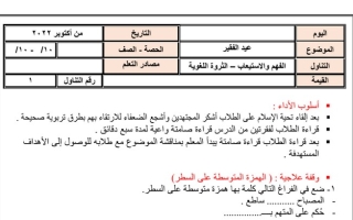 تحضير درس (عيد الفقير) للمعلمين عربي عاشر ف1 #أ. محمد الببلاوي 2022 2023
