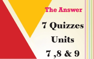 اجابة امتحانات قصيرة (الوحدات 7،8،9) لغة انجليزية الصف الحادي عشر الفصل الثاني 2025-2026 أ مادلين نبيل