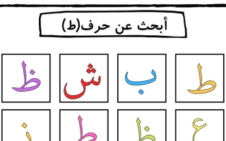 ملزمة الحروف الهجائية جزء (2) عربي أول ابتدائي ف1