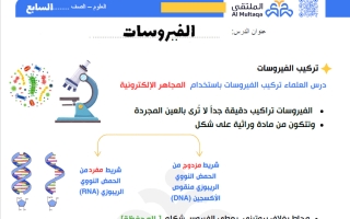عينة علوم الصف السابع الفصل الأول #الملتقى