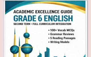 المراجعة النهائية للغة الانجليزية للصف السادس الفصل الثاني أ محمود الدحش