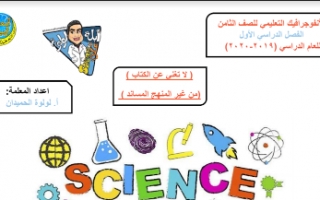 انفوجرافيك علوم للصف الثامن اعداد لولوة الحمدان الفصل الاول