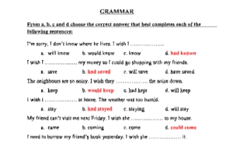 لغة انجليزية U5 Grammar ثاني عشر علمي ف1