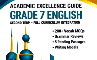 المراجعة النهائية للغة الانجليزية للصف السابع الفصل الثاني أ محمود الدحش