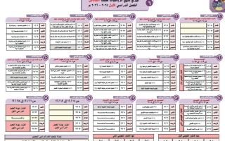 توزيع منهج رياضيات الصف السادس الفصل الأول 2025-2026 أ ايمان نصر