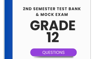 امتحان نهائي تجريبي لغة انجليزية الصف الثاني عشر الفصل الثاني 2025-2026