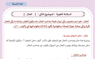 الحال عربي حادي عشر فصل أول #أ. محمد قاعود 2023-2024