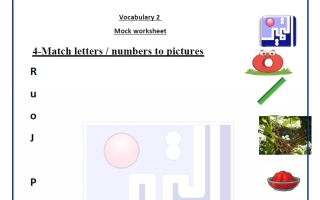 أوراق عمل الاختبار التقييمي الثالث لغة انجليزية الصف الأول الفصل الأول