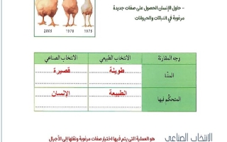 مذكرة محلولة لدرس الانتخاب الطبيعي علوم تاسع فصل أول #أ. أبو أحمد 2024-2025