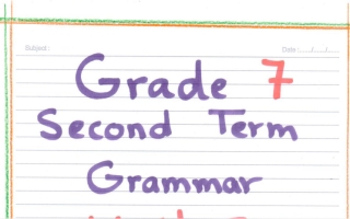 Grade 7 unit 8 grammar انجليزي سابع ف2