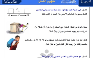 عينة الوحدة الأولى فيزياء الصف الثاني عشر الفصل الأول #الملتقى