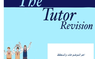 أهم الموضوعات والمخطط للغة الانجليزية الصف الثاني عشر الفصل الأول أ إكرامي صالح