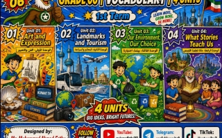 كلمات لغة انجليزية للصف السادس الفصل الأول 2027 أ محمد فتحي