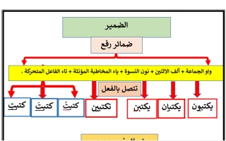 شرح الضمائر المتصلة + تدريبات عربي ثامن ف2