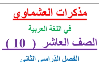 مذكرة درس الإسلام والكبت عربي عاشر ف2 #العشماوي 2020 2021