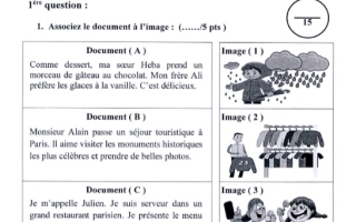نموذج إجابة امتحان فرنسي للصف الحادي عشر أدبي فصل ثاني #التوجيه العام 2022 2023