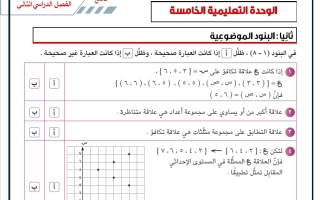 موضوعي رياضيات للصف التاسع الفصل الثاني أ حسام بيومي
