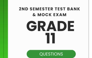 بنك أسئلة لغة انجليزية للصف الحادي عشر الفصل الثاني