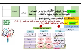 تحضير مراجعة (مهارات السلامة اللغوية) عربي سابع ف2 #أ. سميرة بيلسان 2022 2023
