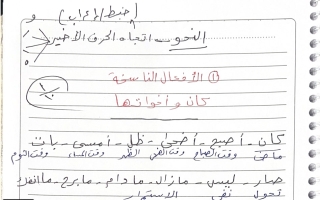 نحو لغة عربية الصف العاشر الفصل الأول
