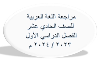 مراجعة شاملة لغة عربية عاشر الفصل الأول #م. الرفعة 2023-2024